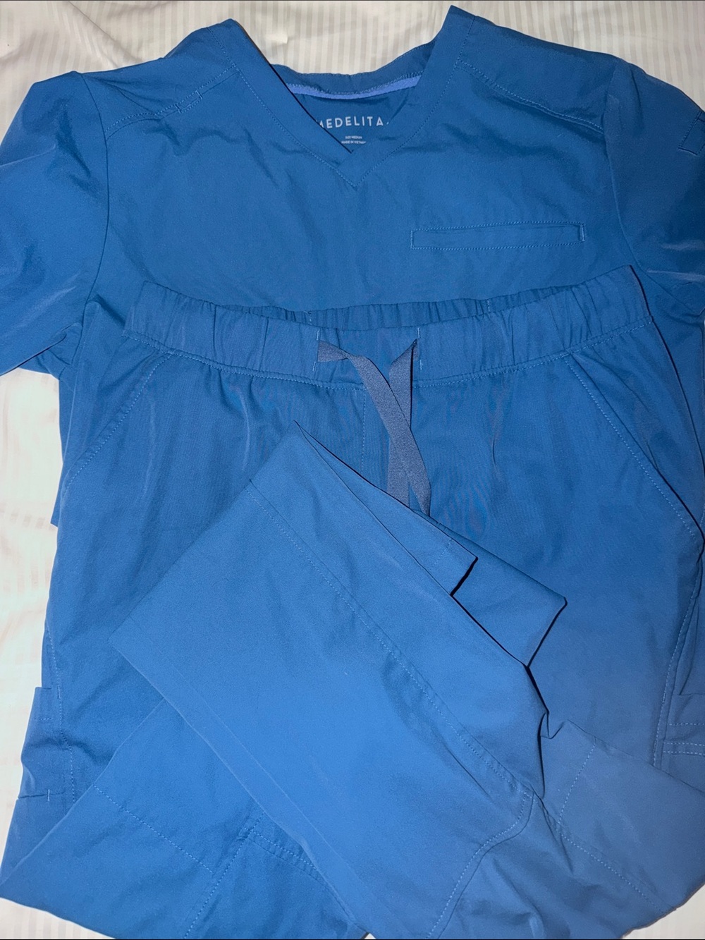 Medelita Men’s Blue Scrub Pants